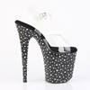 Pleaser - STARDANCE808 Sandale à bride à la cheville, Pole dance chaussures - Noir Product image